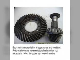 Used MFWD Ring Gear And Pinion Set Compatible with John Deere 8120 8330 8245R 8225R 8295R 8130 8320 8230 8520 8270R 8220 8430 RE196606