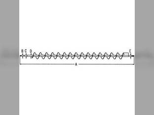 Lower Tailings Auger fits John Deere 9600 9610 9650 9660 9640 WTS 9660 WTS 9680 WTS AH146313 AH140214 AH126207