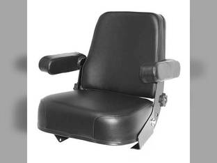 Seat Assembly Hydraulic Black Vinyl International 5088 3388 886 3688 986 5288 3288 Hydro 186 6788 1440 3088 1486 786 1480 6388 3488 1586 5488 1460 1086 3588 6588 3788 Case Massey Ferguson 285 Case IH
