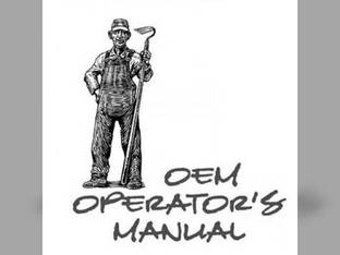 Operator's Manual fits Kubota M8580
