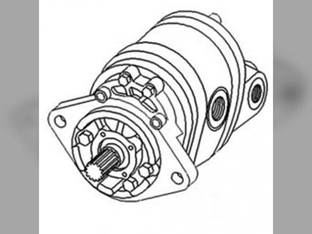 Power Steering Pump - Case 580D 584D 580SE 585D 586D 580SD D93204