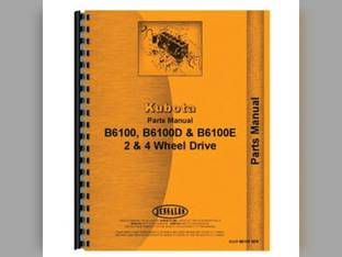 Parts Manual - B6100 B6100D B6100E Kubota B6100 B6100 B6100 B6100 B6100