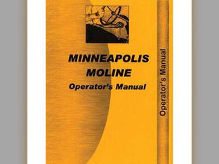 Operator's Manual - UB UBE UBN UBU Compatible with Minneapolis Moline UB UB