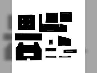 Cab Foam Kit with Headliner Black John Deere 7700 6600