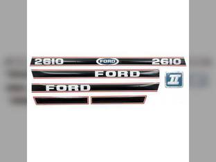 Decal Set 2610 II 1986-later Vinyl fits Ford 2610 83928787