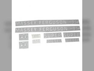 Tractor Decal Set 95 Super Diesel Vinyl Massey Ferguson 95