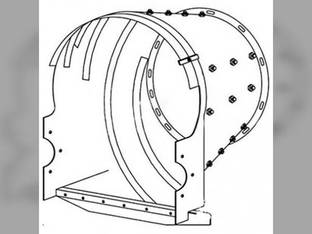 Rotor Transition Cone Case IH 2188 1680 1682 2588 2577 1688 2388 443123A1 International 1482 1480