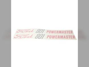 Power Master Decal Set Vinyl fits Ford 801