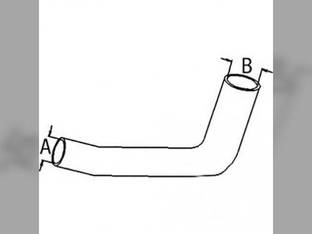 Radiator Hose - Upper John Deere 4560 4755 4760 4955 4960 R109502
