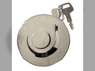 Fuel Tank Cap - Chrome Locking fits John Deere 50ZTS 27C 35C 50 50 4363380 fits Hitachi EX22-2 EX25-2 EX27U EX30-2 EX30UR EX35U EX40 EX40-2 EX40U EX45 EX45-2 EX50 Zaxis 30U Zaxis 50U ZX30 ZX50 ZX55UR