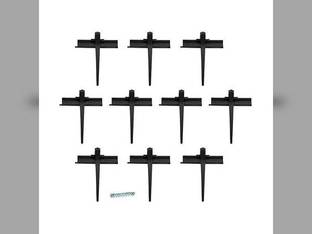 Reel Tine - 10 Pack Compatible with John Deere 615F 900F 622F 622R 635R 625D 625F 635D 635F 600 625R 615R 630R 620R 618R 914 913 900R 618F 620F 630F 630D AH166489