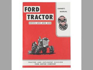 Operator's Manual fits Ford 600 800