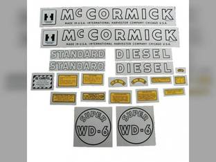 Decal Set Super WD6 Mylar fits International Super W6