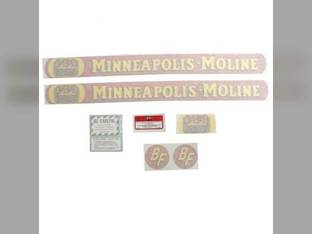 Tractor Decal Set BF Avery R Full Size Gold Tractor Vinyl Minneapolis Moline R BF
