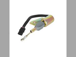 Fuel Solenoid Assembly - 12V Straight Bracket Case 580M 580 Super M 580L 580L 1840 570LXT 570LXT 580 Super L 580 Super L 1845C 90XT New Holland Case IH MX110 MX170 MX120 MX150 MX100 MX135 Cummins