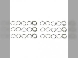 Piston Ring Set - Standard - 6 Cylinder Massey Ferguson 1100 510 Case 1660 White 2-105