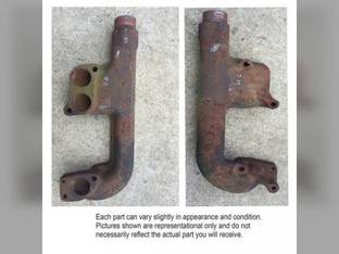 Used Exhaust Manifold Front Section John Deere 7710 9510 6466T 7810 9510 SH 9550 9650 CTS CTSII 9550 SH 9660 CTS 4755 6466D 4960 9600 9500 SH 9640 4760 6076 6076 4560 9650 CTS 9660 9500 9610 4955