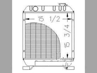 Radiator Case IH D25 DX25 DX29 D33 DX33 DX35 D29 New Holland TC29 TC33 1530 1630 1925 TC25 1725 86402723 86519895