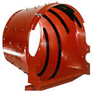 Rotor Transition Cone With 3/16" Vanes - 1/4" Wall Thickness