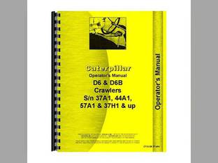 Operator's Manual fits Caterpillar D6 D6