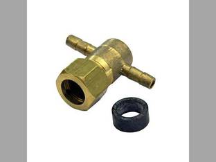 Fuel Return Tee fits John Deere 920 930 1020 1030 1120 1130 1520 1530 1630 1830 2020 2030 2040 2120 2130 2240 2440 2510 2520 2630 2640 2840 3120 3130 4030 4040 820 830 2020 AT27622
