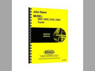 Service Manual fits John Deere 2955 3055 3155 3255