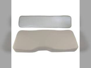 Seat Cushion Set - 2 Piece Gray Vinyl Kubota RTV900