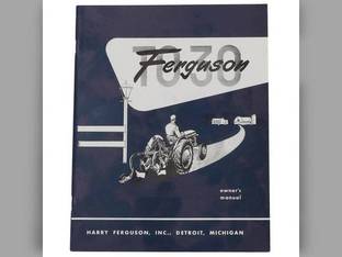 Operator's Manual fits Massey Ferguson TO30