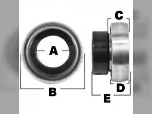 Bearing Compatible with John Deere 568 852 468 447 458 572 466 567 467 862 448 582 566 556 558 842 557 547 456 457 592 AE53290