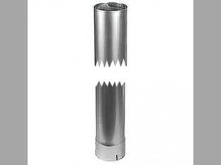 Exhaust Stack - 3-3/16" x 48" Straight Stainless