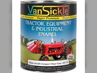 Gloss Acrylic Lacquer Clear Coat Tractor Paint Quart