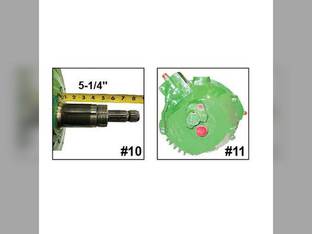 Used Feeder House Reverser Gear Box Assembly John Deere 9770 9670 HEADER.