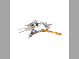Aerial Boom Lift Key Set - 12 Piece Advance Arrow Common Genie JLG Lull Mitsubishi 21982 2860030 300312 642628 66462001 66961 8035807 8223438 9120514920 R30074 51335040