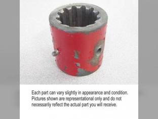 Used Drive Axle Shaft Coupler fits International 915 1460 1480 184341C1 fits Case IH 1640 1644 1660 1666 1670 1680 1688 2144 2166 2188 CPX420 420 2055 2155 2555 184341C1 184341C2