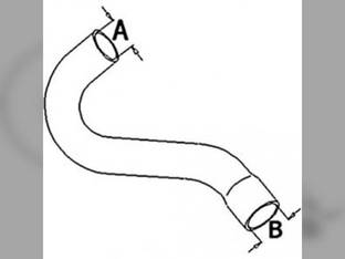Radiator Hose - Lower Allis Chalmers 7000 70260326