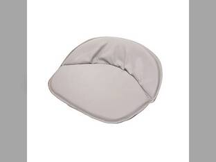 Tie-On Pan Seat Cover - Vinyl Silver fits International A B C H HV M MD MDV MV Super H Super M W9 WD9 100 140 200 230 240 300 340 350 460 600 650 460 M WD9 140 240 340 SP300-18