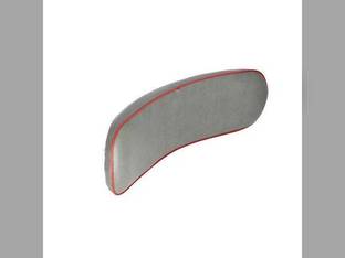 Backrest Curved Vinyl Gray with Red Trim Massey Ferguson 95 Super 90 90 1019810M91