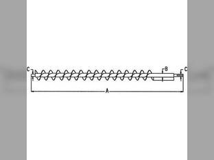 Rear Tank Cross Auger fits John Deere 7720 7721 AH103728 AH99635