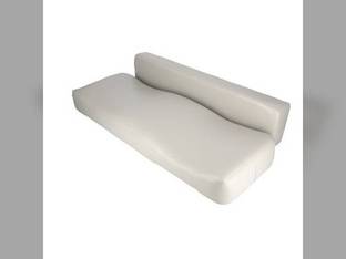 Seat Cushion Set - 2 Piece Gray Vinyl Kubota RTV900