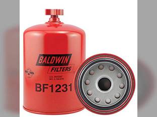 Filter - Fuel / Water Seperator Spin On With Drain Filter BF1231 Ford 8970 8670 8870 8770 New Holland TR88 8670A 8870A 8670 TR89 CR940 8770 CR920 8770A TR99 TR87 1095 8870 CX840 8970A TR98 TX66 8970