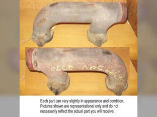 Used Exhaust Manifold End Section Case 2390 4490 2470 1470 2290 1570 2670 4494 2294 2394 2590 1270 1370 1175 Case IH 4494 2294 A58907 A65917