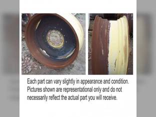 Used 15" x 38" Rear Rim 8 Bolt 8.625" Pilot Hole