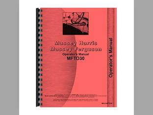 Operator's Manual fits Massey Ferguson TO30