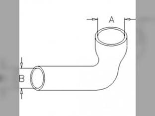 Radiator Hose - Lower Massey Ferguson 396 399 3614419M1