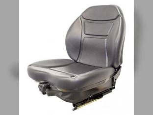 Seat Assembly - Mechanical Suspension Vinyl Gray New Holland LS160 LS170 L170 John Deere 315 270 240 250 320 Case 440 420 430 450 Bobcat S185 753 S160 T190 S175 773 Caterpillar Gehl Mustang Daewoo