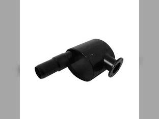 Muffler - Black fits New Holland 4835 5635 6635 7635 TL90 TL100 5169716 73400582 05169716 fits Case IH JX90U JX100 JX100U 5169716 73400582 fits FIAT 5169716 73400582
