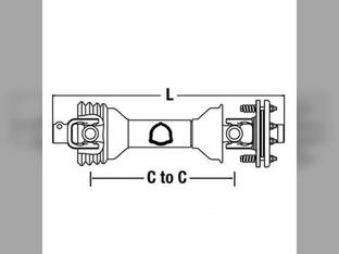 Universal PTO Driveline With 7.87" Friction Clutch 113 72H 114 84H Bush Hog 287 278 277 276 Kodiak HD72-2 HD72 HD84.2 Rhino SE7 113-72H 114-84H 50034237 8893
