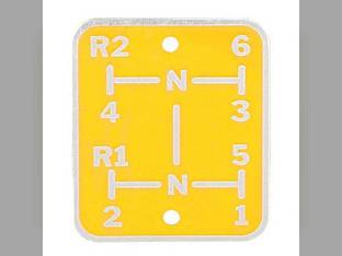 Shift Pattern Plate Oliver 88 Super 66 Super 77 Super 88 77 66 1KA908A