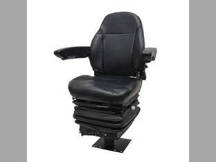 Seat Assembly with Arms Vinyl fits Case 570L XT 580K 580L 580M 580N 580SK 580SM 580 Super L 580 Super N 590L 590 Super L 590 Super M 590 Super N 185156A1 185156A1-E