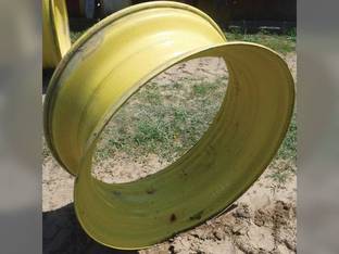 Used 16" x 38" "Step-Up" Double Bevel Rear Rim 34" Center Yellow